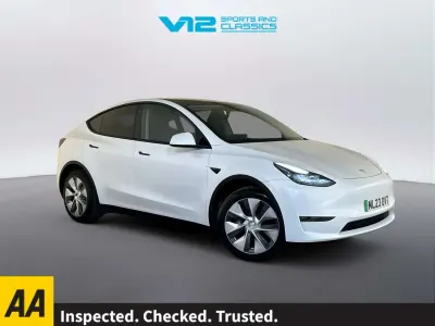 Begagnad Tesla Model Y Long Range AWD 282 kW (384 HK) 2023 Vit SUV