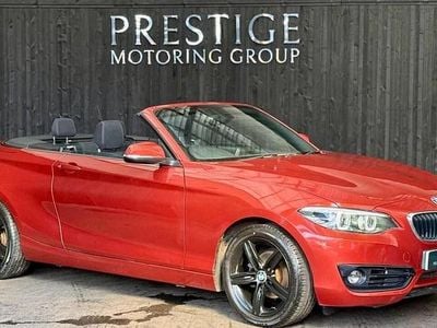 Used BMW 218 Sport Line 2019 Orange Cabriolet