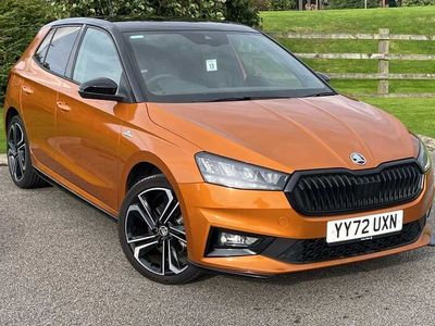 used Skoda Fabia 1.0 TSI 110ps DSG Monte Carlo Hatch **Pheonix Orange with Upgrade Wheels**