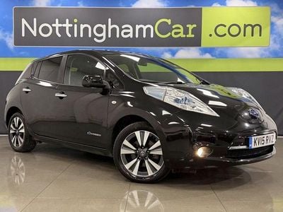 Used Nissan Leaf Tekna 78 kW (107 HP) 2015 Black Hatchback