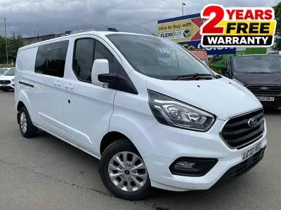 Used Ford Transit Custom Limited 130 HP (95 kW) 2023 White Van