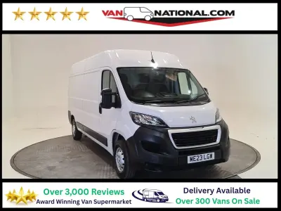 Used Peugeot Boxer Premium 140 HP (102 kW) 2023 White Van
