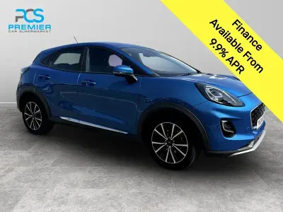 Used Ford Puma Titanium 125 HP (91 kW) 2024 Desert island blue (exclusive paint) SUV