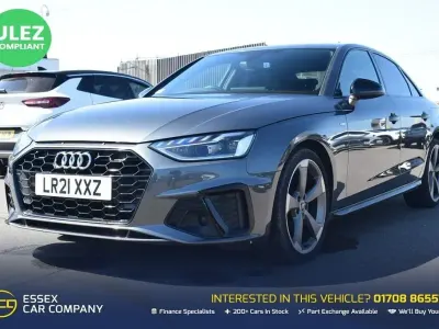 Begagnad Audi A4 Black Edition 163 HK (119 kW) 2021 Grå Sedan