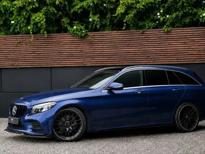 Used Mercedes C220 AMG Line Premium Plus 2019 Blue Estate