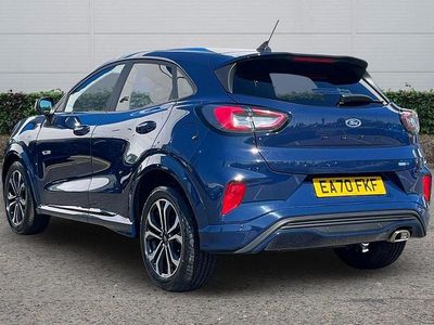 Begagnad Ford Puma ST-Line 2020 Blå SUV