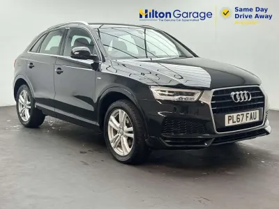 Used Audi Q3 S-Line 150 HP (110 kW) 2018 Black SUV