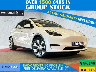 Używany Tesla Model Y Long Range AWD 282 kW (384 KM) 2022 Biały SUV