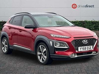 Red Used 2018 Hyundai Kona Premium SUV | £13,492 (Fair price)