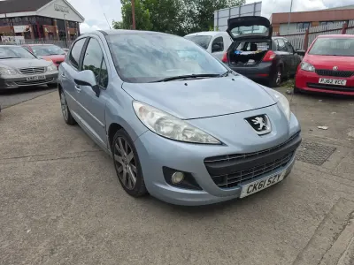 Used Peugeot 207 Allure 92 HP (67 kW) 2011 Blue Hatchback