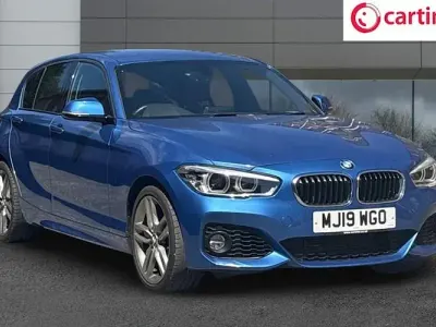 Used BMW 118 M Sport 136 HP (100 kW) 2019 Blue Hatchback
