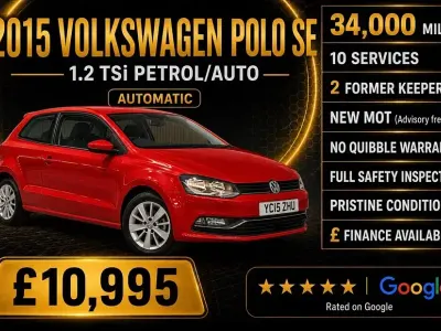 Used VW Polo SE 2015 Red Hatchback