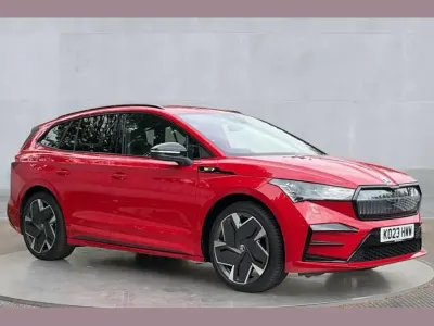 Used Skoda Enyaq iV vRS 219 kW (299 HP) 2023 Red SUV