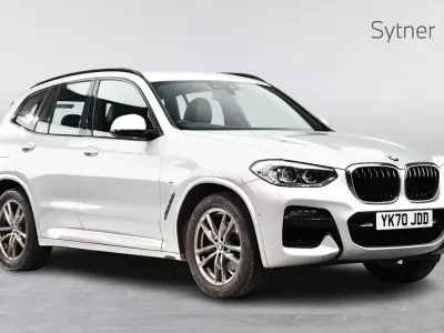 Used BMW X3 M Sport 187 HP (137 kW) 2020 Silver SUV