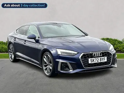 Used Audi A5 Sportback S-Line 163 HP (119 kW) 2022 Blue Hatchback