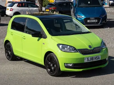 Used Skoda Citigo Colour Edition 60 HP (44 kW) 2018 Green Hatchback