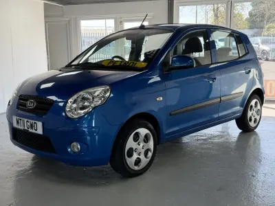 Używany Kia Picanto 64 KM (47 kW) 2011 Niebieski Hatchback