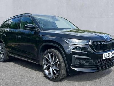 Used Skoda Kodiaq SportLine 150 HP (110 kW) 2022 Black magic pearl effect SUV