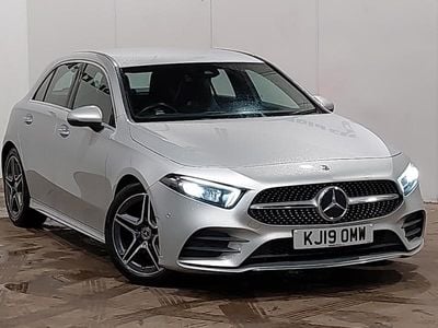 Used Mercedes A180 AMG Line Premium 116 HP (85 kW) 2019 Silver Hatchback