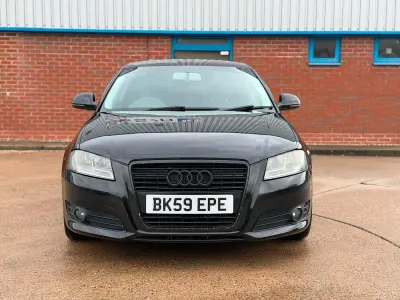 Used Audi A3 105 HP (77 kW) 2009 Black Hatchback