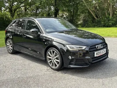 Used Audi A3 Sportback Black Edition 116 HP (85 kW) 2019 Black Hatchback