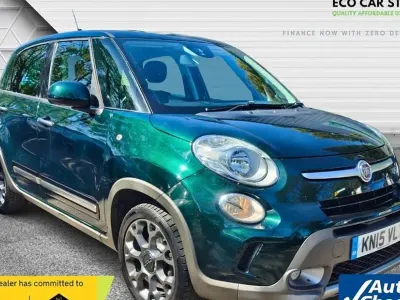 Used Fiat 500L Trekking 85 HP (62 kW) 2015 Green MPV