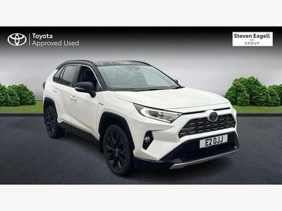 White/black Used 2021 Toyota RAV4 Estate | £28,370