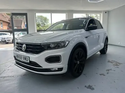 Used VW T-Roc R-line 115 HP (84 kW) 2018 White SUV