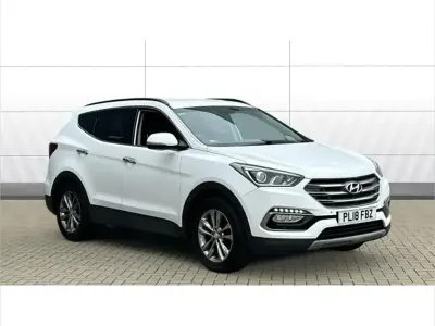 Used Hyundai Santa Fe Premium 200 HP (147 kW) 2018 White SUV