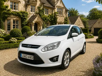 Used Ford C-MAX Zetec 125 HP (91 kW) 2013 White MPV