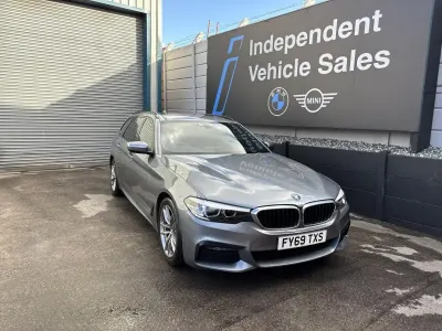 Begagnad BMW 520 M Sport 190 HK (139 kW) 2019 Blå Kombi
