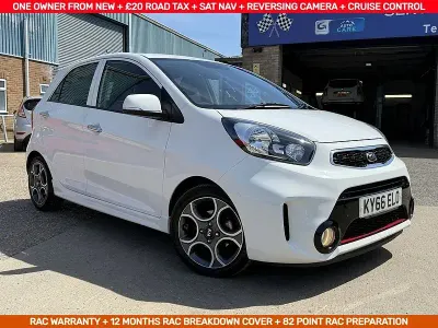 Used Kia Picanto Sport 84 HP (61 kW) 2016 White Hatchback