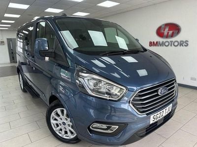 Begagnad Ford Tourneo Custom Titanium 2022 Blå Van