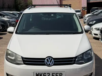 Used VW Sharan 150 HP (110 kW) 2013 White MPV