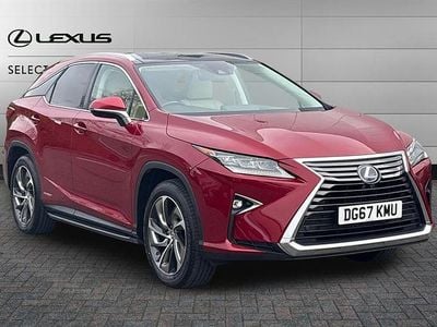 Red Used 2017 Lexus RX450h SUV | £24,995 (Fair price)