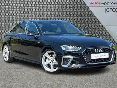 Used Audi A4 S-Line 200 HP (147 kW) 2024 Black Sedan