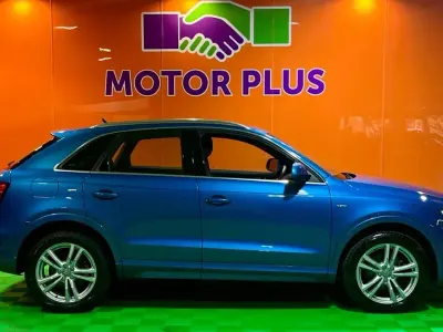 Used Audi Q3 S-Line 150 HP (110 kW) 2018 Blue SUV