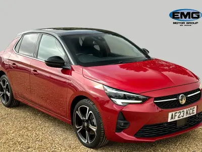 Used Vauxhall Corsa Ultimate 100 HP (73 kW) 2023 Red Hatchback