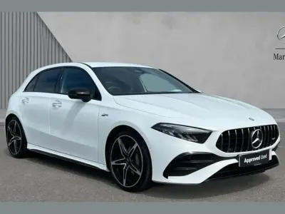 Used Mercedes A35 AMG Premium 301 HP (221 kW) 2025 White Hatchback