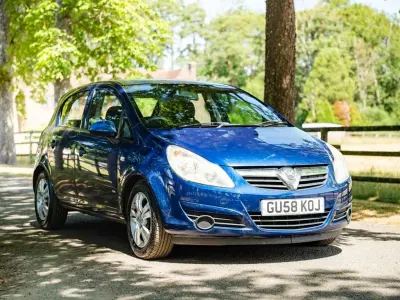 Used Vauxhall Corsa Active 79 HP (58 kW) 2008 Blue Hatchback