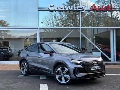 Grey Used 2022 Audi Q4 Sportback e-tron Advanced SUV | £34,750 (Expensive)