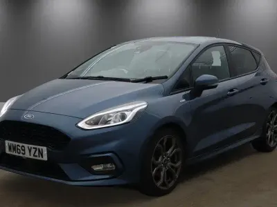 Used Ford Fiesta ST-Line 125 HP (91 kW) 2020 Blue Hatchback