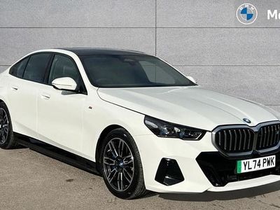 Alpine white Used 2025 BMW i5 M Sport Sedan | £45,871 (Fair price)