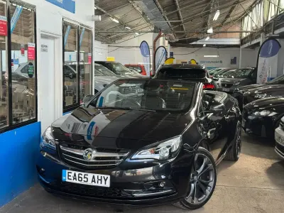 Used Vauxhall Cascada Elite 140 HP (102 kW) 2015 Black Cabriolet