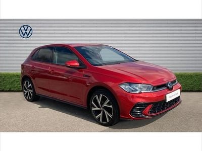 Begagnad VW Polo R-line 95 HK (69 kW) 2023 Röd Halvkombi