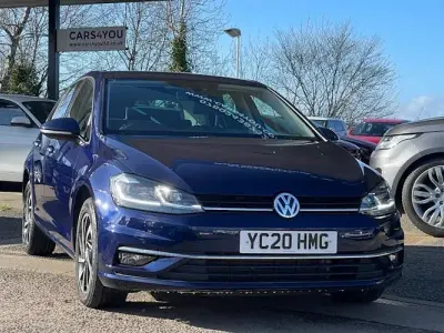 Used VW Golf VII Edition 150 HP (110 kW) 2020 Blue Hatchback