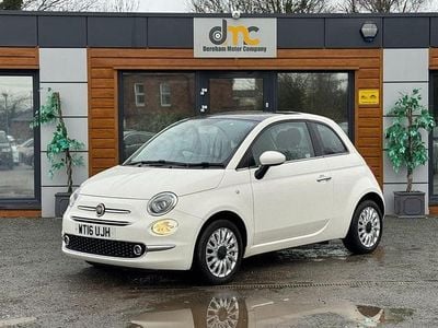 Used Fiat 500 Lounge 69 HP (50 kW) 2016 White Hatchback