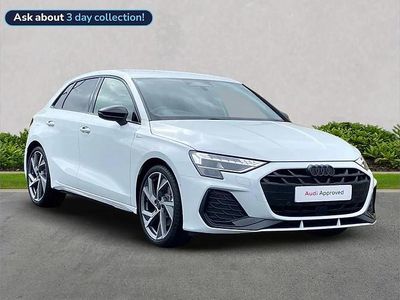 Used Audi A3 Black Edition 147 HP (108 kW) 2025 White Hatchback