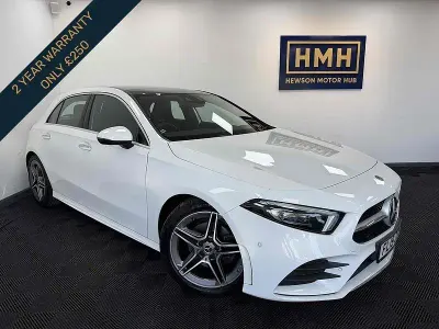 Used Mercedes A180 AMG Line Premium Plus 2019 White Hatchback
