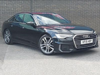 Black Used 2019 Audi A6 S-Line Sedan | £18,498 (Fair price)